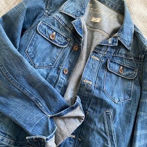 Madewell medium wash denim jacket